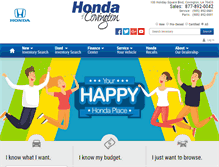 Tablet Screenshot of hondaofcovington.com